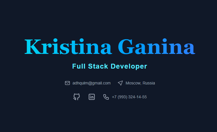 Portfolio Website :)